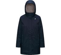 K-Way - Isolierende mid-length Parka aus PrimaLoft® - Sophie Twill Soft Beaver Blue D-Grey W für Damen - Größe L - Blau Blau L