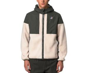K-Way - Isolierende zweilagige Jacke aus PrimaLoft® - Samson 4.0 Orsetto Green Blackish Ecru für Herren - Größe S - Grün Grün S