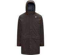 K-Way - Isolierender und wasserfester Parka - Jarno Twill Marmotta Black Olive-Blue Airforce für Herren - Größe M - Khaki Khaki M