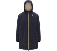 K-Way - Isolierte, wasserfeste Lang Jacke - Le Vrai 4.0 Eiffel East Orsetto Depht Blue für Herren - Größe M - Navy blau Navy blau M