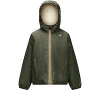 K-Way - Isolierte, wasserfeste, winddichte Jacke - P.Le Vrai 4.0 Claude Orsetto Green Blackish - Kindergröße 10 Jahre - Grün Grün 10 Jahre