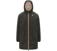 K-Way - Isolierte, wasserfeste Lang Jacke - Le Vrai 4.0 Eiffel East Orsetto Green Blackish für Herren - Größe M - Grün Grün M