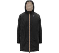 K-Way - Lang, gefütterte und wasserfeste Jacke - Unisex - Le Vrai 4.0 Eiffel East Orsetto - Le Vrai 4.0 Eiffel East Orsetto Black Pure für schwarz S