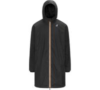 K-Way - Lange, winddichte, wasserfeste und komprimierbare Jacke - Le Vrai 4.0 Eiffel East Warm Black Pure für Herren - Größe L - schwarz schwarz L