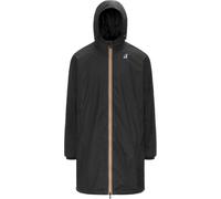 K-Way - Lange, winddichte, wasserfeste und komprimierbare Jacke - Le Vrai 4.0 Eiffel East Warm Black Pure für Herren - Größe M - schwarz schwarz M