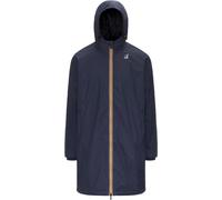 K-Way - Lange, winddichte, wasserfeste und komprimierbare Jacke - Le Vrai 4.0 Eiffel East Warm Depht Blue für Herren - Größe L - Navy blau Navy blau L