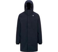 K-Way - Langer, gefütterter Parka - Herren - Thomas Bonded - Thomas Bonded Blue Depth/Blue Depth für Herren - Größe S - Navy blau