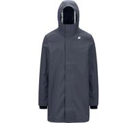 K-Way - Langer, gefütterter Parka - Thomas Bonded Blue Airforce Blue Depht für Herren - Größe M - Blau Blau M