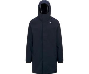 K-Way - Langer, gefütterter Parka - Thomas Bonded Blue Depht Blue Depht für Herren - Größe S - Navy blau Navy blau S
