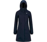 K-Way - Langer, wasserfester und warmer Parka - Stephy Bonded Blue Depht Blue Depht für Damen - Größe S - Navy blau Navy blau S