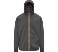 K-WAY Regenjacke Herren Stehkragen Mikrofaser grau, L