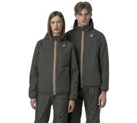 K-WAY Regenjacke Herren Stehkragen Mikrofaser grün, XL