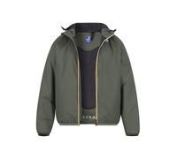 K-WAY Regenjacke Herren Stehkragen Mikrofaser grün, L