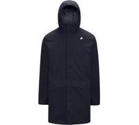 K-Way - Wärmende und wasserfeste Parka - Herren - Jarno Twill Marmotta - Jarno Twill Marmotta Blue D Blue A für Herren - Größe M - Navy Navy blau M