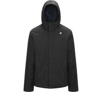 K-Way - Wasserfeste und winddichte Twill-Jacke - Herren - Jacko Twill Marmotta - Jacko Twill Marmotta Black P Blue A für Herren - Größe S schwarz S