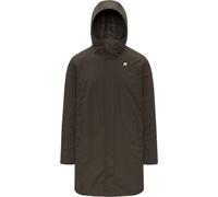 K-Way - Wasserfester und isolierter Parka aus natürlichen und synthetischen Daunen - Thomas Warm Ottoman Black Olive für Herren - Größe M - Khaki Khaki M