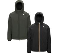 K-Way - Wendejacke - Jack St Warm Double Black Pure Green Blackish für Herren - Größe S - schwarz schwarz S