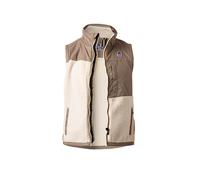 K-WAY Weste Herren Stehkragen Fleece beige, M