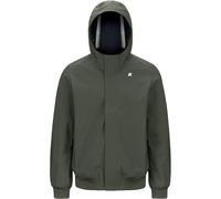 K-Way - Winddichte, wasserdichte und atmungsaktive Jacke - Joachim Bonded Green Blackish Blue Depth für Herren - Größe XL - Grün Grün XL