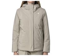 K-Way - Women's Lil Soft Touch Marmotta - Winterjacke, Gr. XL, grau (BeigeCashmere/GreenBlackish)