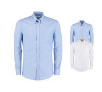 K182 Kustom Kit Hemd Langarm Oxford Shirt Long Sleeve Light Blue 47 (18H)