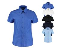 K360 Kustom Kit Hemd Kurzarm Oxford Shirt Light Blue 40 (L/14)