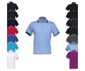 K409 Kustom Kit Polohemd Poloshirt Tipped Collar Polo