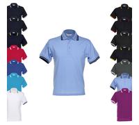 K409 Kustom Kit Polohemd Poloshirt Tipped Collar Polo Black M