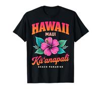 Kaanapali Maui Hawaii Beach Paradise Summer Island Style Tee T-Shirt