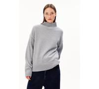 KAARLIN STRICKPULLOVER | recyceltem Kashmir-Mix - grau (M)