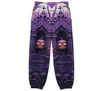 KAAVIYO Lila Halloween Mond Jogginghose für Kleinkinder Lässige Trainingshose Sportbekleidung für Kinder