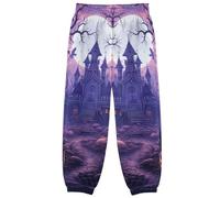 KAAVIYO Lila Pimpkin Im Halloween Stil Jogginghose für Kleinkinder Lässige Trainingshose Sportbekleidung für Kinder