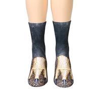 KABAKE Unisex Erwachsene Tier Pfote Crew Socken 3D Simulation Gedruckt Casual Socken für Frauen Männer (DE/NL/SE/PL, Alphanumerisch, Einheitsgröße, Regular, Regular, Adler)