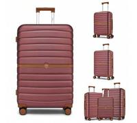 Kabinengröße Koffer 20/24/28 Zoll - Handgepäck & Aufgabegepäck - ABS+PC Koffer mit Schloss & Rollen, Kleine/Mittlere/Große Ausführung für Reisen, Urla