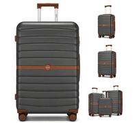 Kabinengröße Koffer 20/24/28 Zoll - Handgepäck & Aufgabegepäck - ABS+PC Koffer mit Schloss & Rollen, Kleine/Mittlere/Große Ausführung für Reisen, Urla