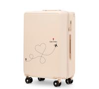 Kabinenkoffer Wings ABS+ 20" Maßanfertigung DIRTY WHITE TRAVEL Beige