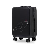 Kabinenkoffer Wings ABS+ 20" Maßanfertigung SCHWARZ TRAVEL Schwarz