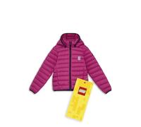 Kabooki LEGO® Gefütterte Jacke für Kinder - Winddichte Frühlings- und Herbstjacke mit Abnehmbarer Kapuze und Reflektoren | Bequeme LEGO® Jacke für Mädchen und Jungen