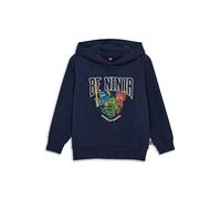Kabooki LEGO® NINJAGO® Hoodie für Jungen - Kapuzenpullover mit Ninja-Print | Weiches Sweatshirt aus 100% Bio-Baumwolle | Bequemes Oberteil für Fans