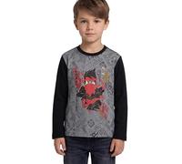 Kabooki LEGO® NINJAGO® Kinder Langarmshirt für Jungen und Mädchen | Weicher Single Jersey Stoff | Bequemes Alltags-Shirt mit Frontprint