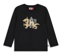 Kabooki LEGO® NINJAGO® Kinder Langarmshirt für Jungen | Weicher Single Jersey Stoff | Bequemes Alltags-Shirt mit Front- und Rückenprint