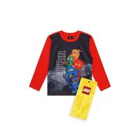 Kabooki LEGO® NINJAGO® Langarm-T-Shirt - Rot - LWTAFFY 620