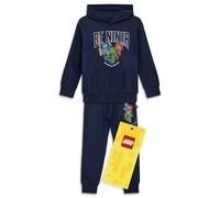 Kabooki LEGO® NINJAGO® Sweat Set für Jungen und Mädchen - Hoodie und Jogginghose aus Bio-Baumwolle | Bequemes Set mit Ninja-Print | Ideal für Freizeit und Spiel