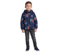 Kabooki LEGO® NINJAGO® Winterjacke für Jungen - Winddichte & Wasserabweisende (3.000 mm) Jacke mit All-Over Print | Abnehmbare Kapuze, Fleece-Futter & 3M Reflektoren