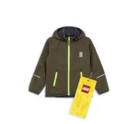 Kabooki LEGO® Softshelljacke für Jungen und Mädchen - Winddichte und wasserabweisende Übergangsjacke mit abnehmbarer Kapuze | Reflektoren und Fleece-Futter