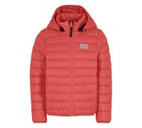 Kabooki Mädchen Steppjacke Übergangsjacke Winddicht mit Reflektor und Abnehmbarer Kapuze Fleece-Jacke, Peach, 116