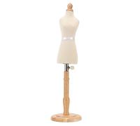 Kadimendium 1/4 Puppenkleid Form Mannequin Mini Kleid Form Modell 26 X 10 Cm für Zuhause und Schneider Kleidung Kleid Display