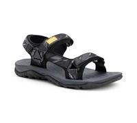 KADVA Cruzo - Herren Sommer- und Wandersandale | Obermaterial TPU+PU+Mesh, verstärkte Zehenpartie, Eva-Dämpfung, ORTHIease-Einlegesohle, Quick Fit System, Gummisohle, Größe 42