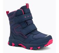KADVA Kinder Schneestiefel Snowey Mid WP navy blau/fuchsia