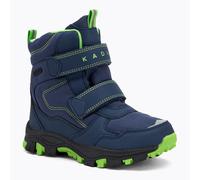 KADVA Kinderschneestiefel Snowey Mid WP navy blau/grün